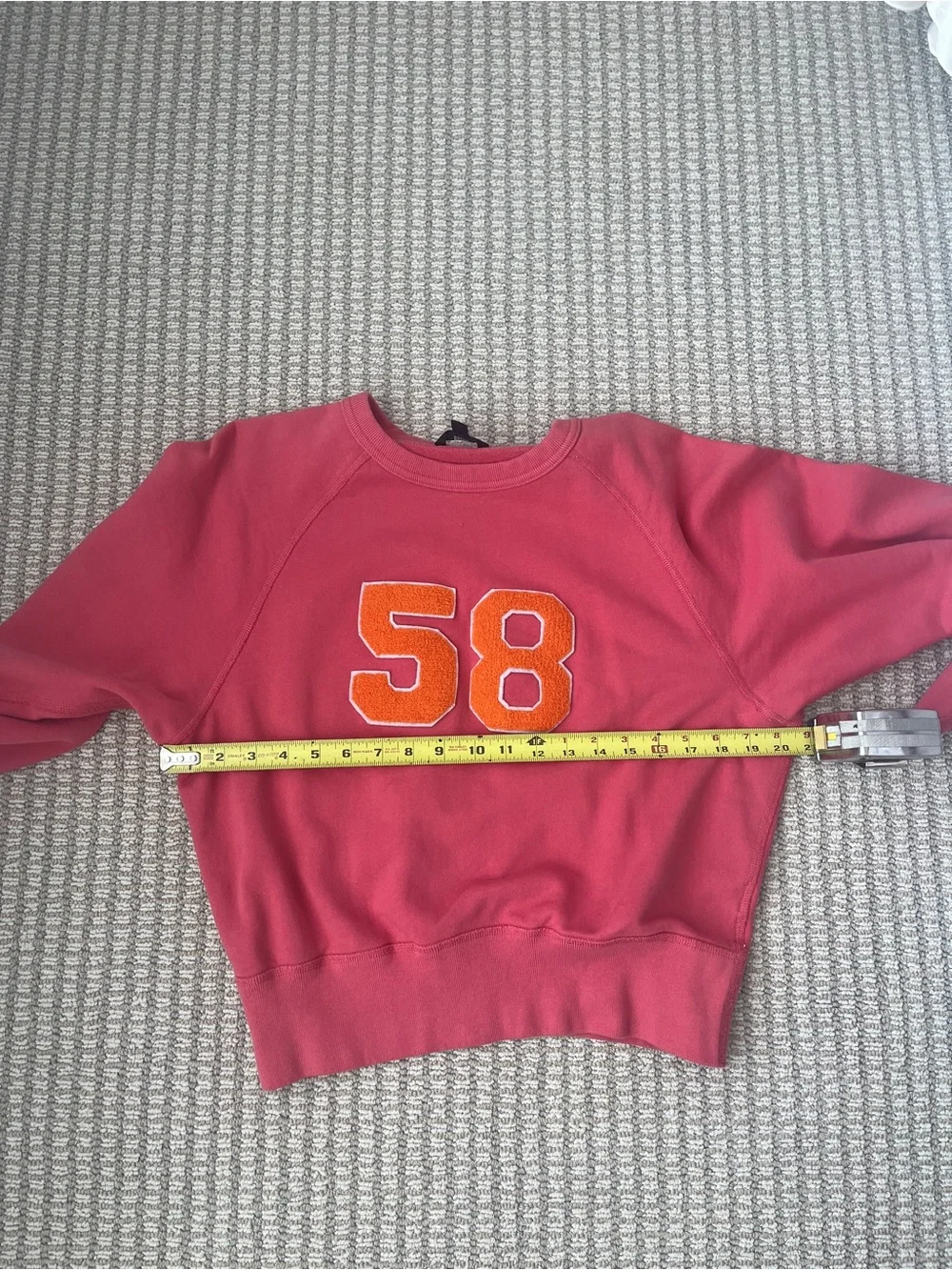 J. Crew Women's Varsity 58 Cotton Terry Sweatshirt Size Small